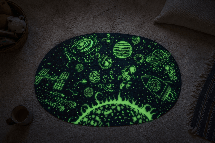 Sassi Glow-in-the-Dark Night &amp; Day Puzzle &amp; Book Set - Space