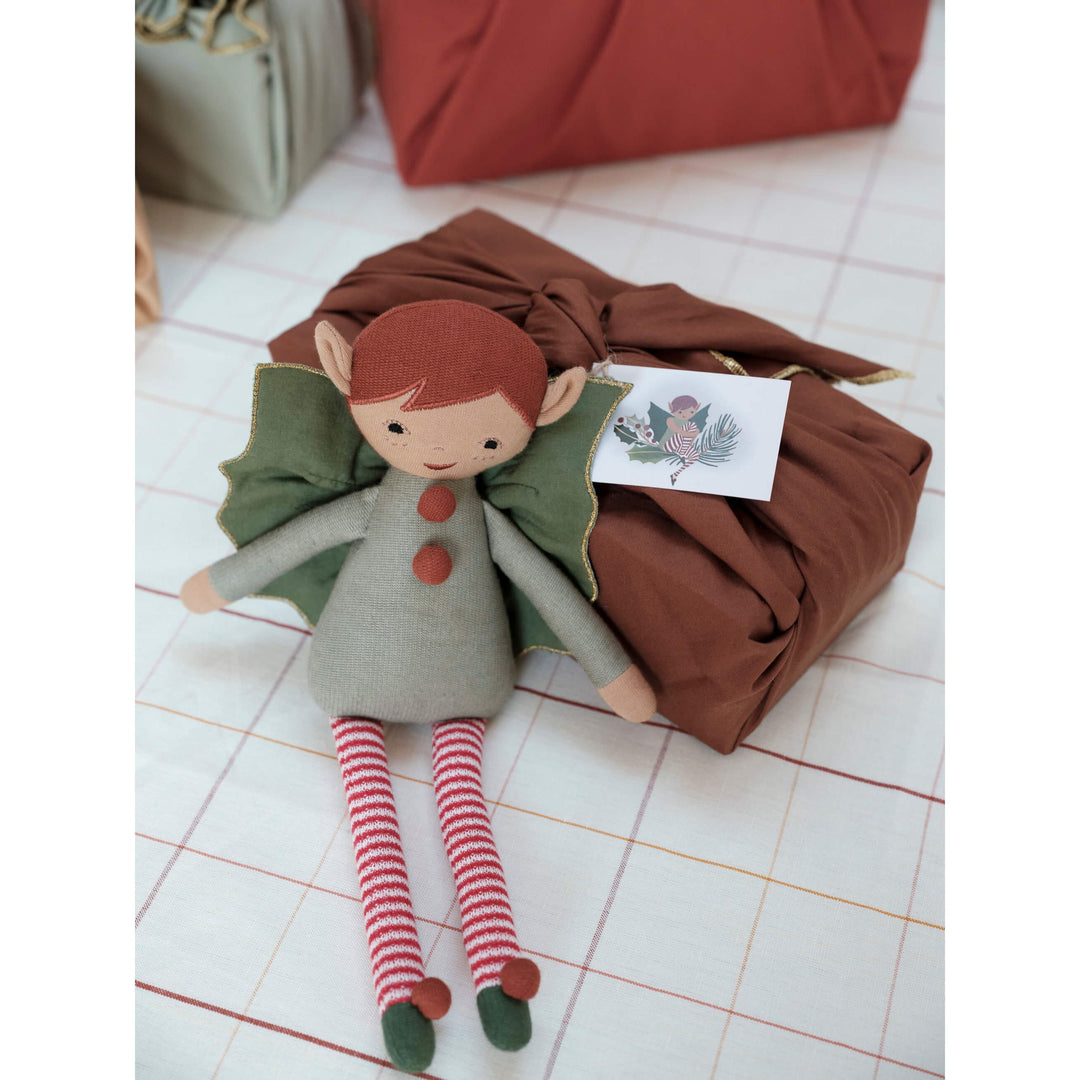 Fabelab Christmas - Elf Doll - Christmas Spirit, 30 cm