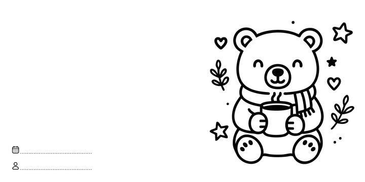 Sassi Colouring Book Square - Christmas