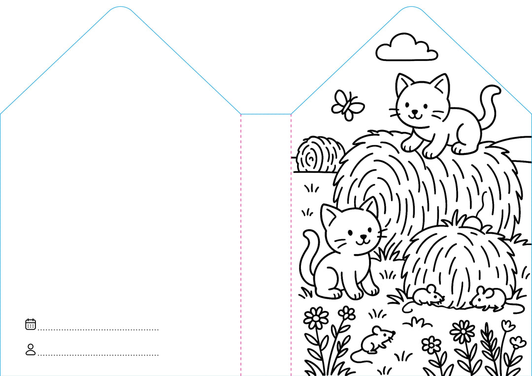 Sassi Colouring Book House - Farm