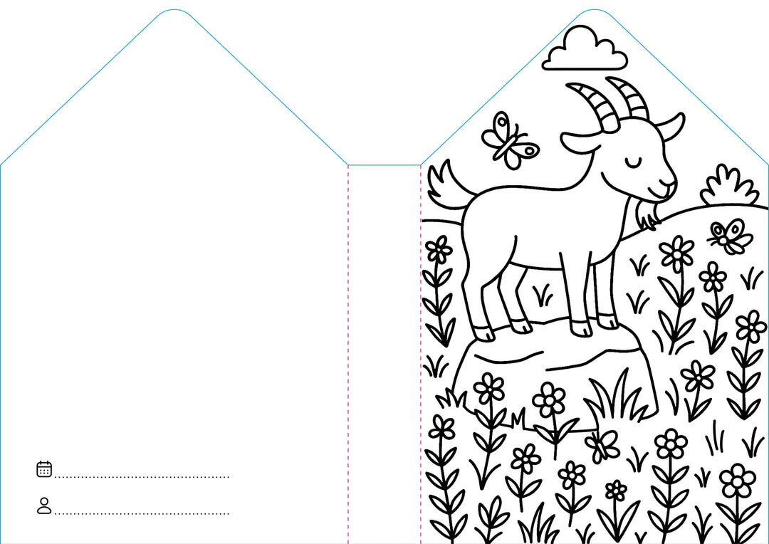 Sassi Colouring Book House - Farm