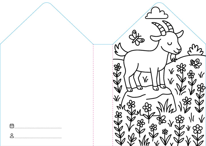 Sassi Colouring Book House - Farm