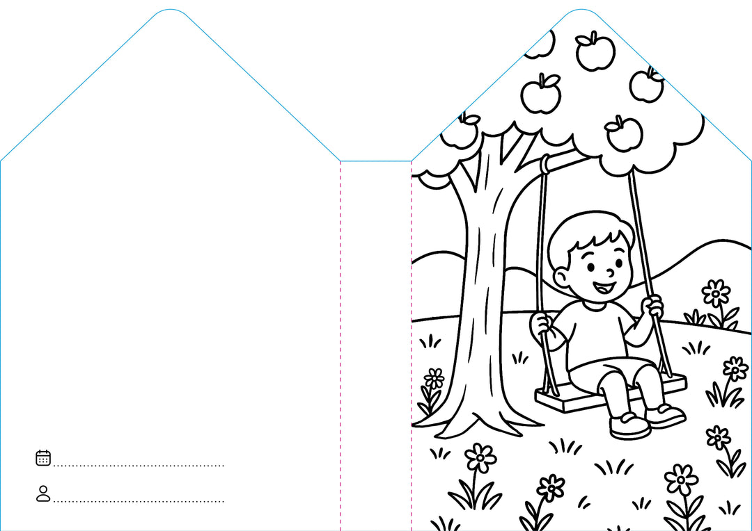 Sassi Colouring Book House - Farm