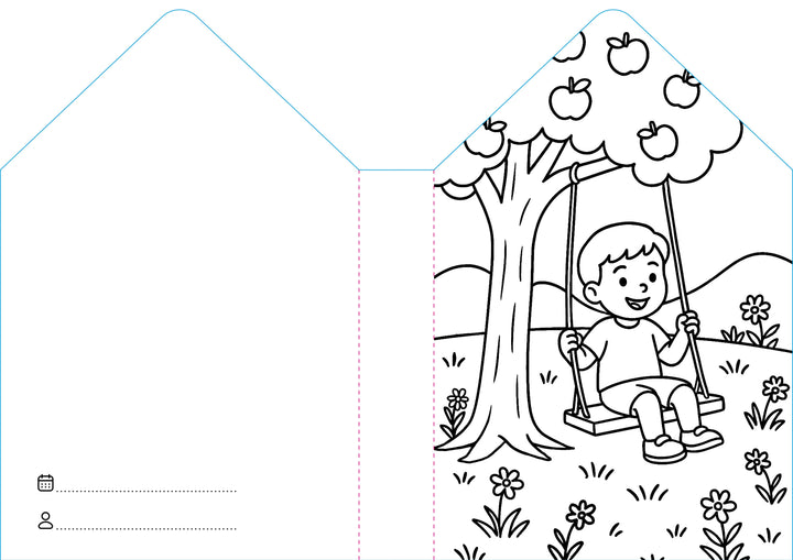 Sassi Colouring Book House - Farm