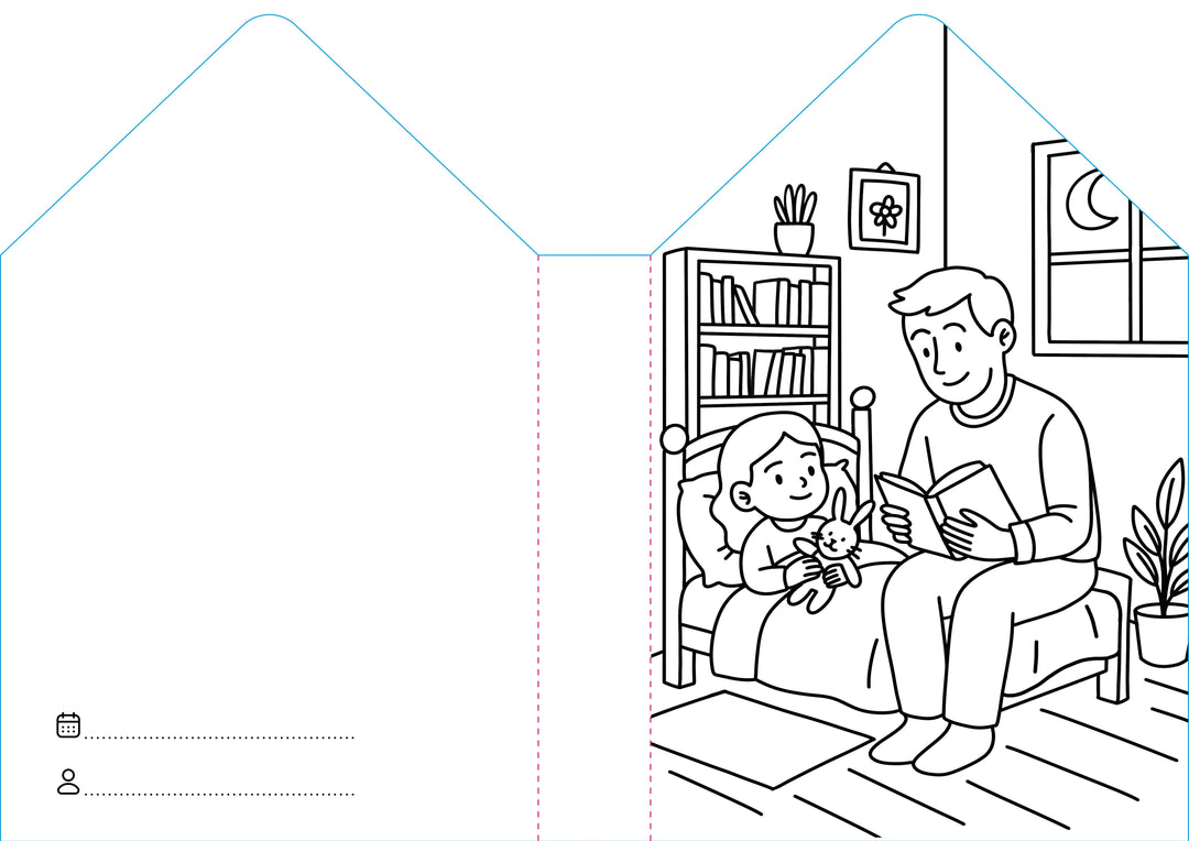 Sassi Colouring Book House - Home