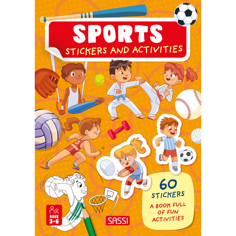 Sassi Stickers and Activities Book - Sports