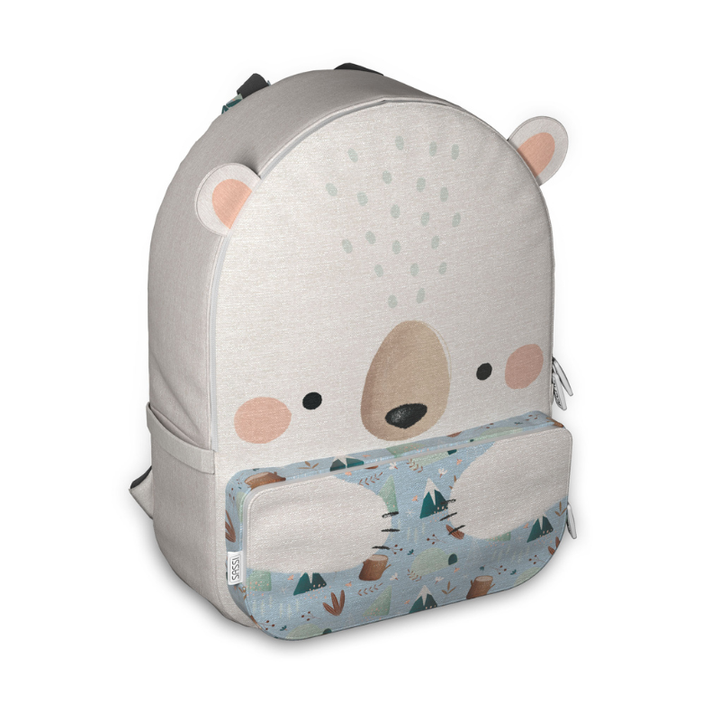 Sassi  A4 Junior Eco Backpack - Munchy the Bear