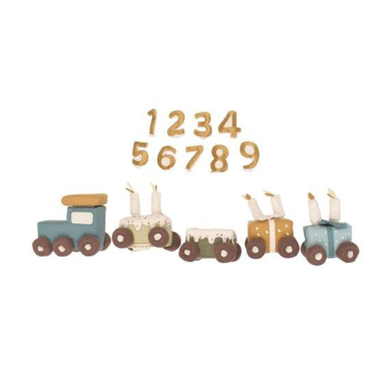 Fabelab - Celebration Train Blue Mix - Birthday