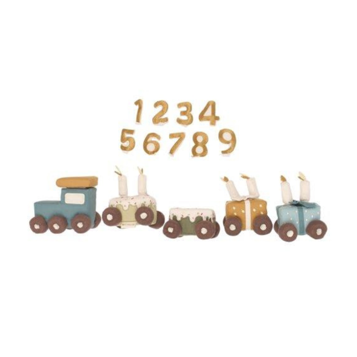 Fabelab - Celebration Train Blue Mix - Birthday