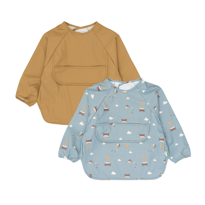 Fabelab - Smocks with Sleeves and Pockets - Little Flyers Bear on the Air, 2 pcs