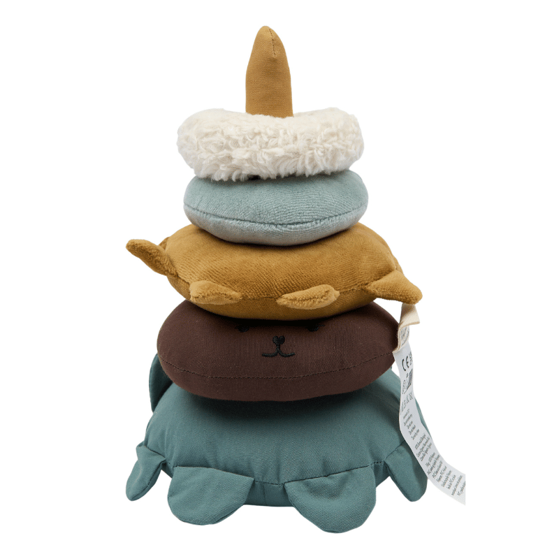 Fabelab Cotton Fabric Stack Tower, Bear