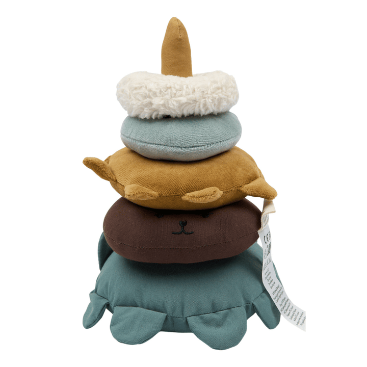 Fabelab Cotton Fabric Stack Tower, Bear