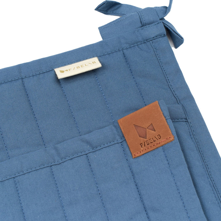 Fabelab - Quilted Crib or Wall Pocket Storage Small - Vintage Blue