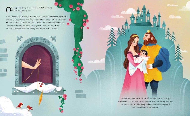 Sassi - Die-Cut, Fairy Tale Book - Snow White