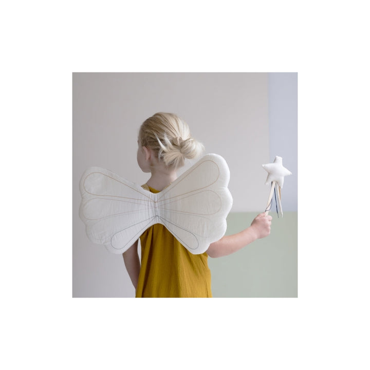 Fabelab - Dress Up - Wings - Rainbow - Natural, 55 cm