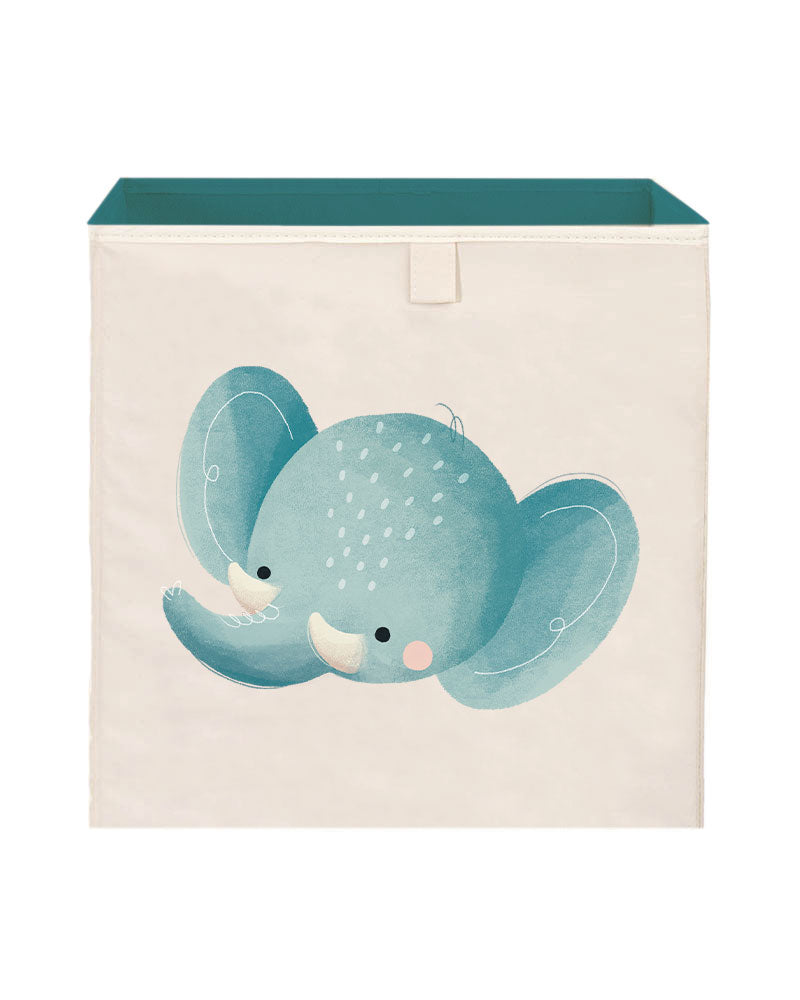 Sassi Storage Square Box - Chewy The Elephant