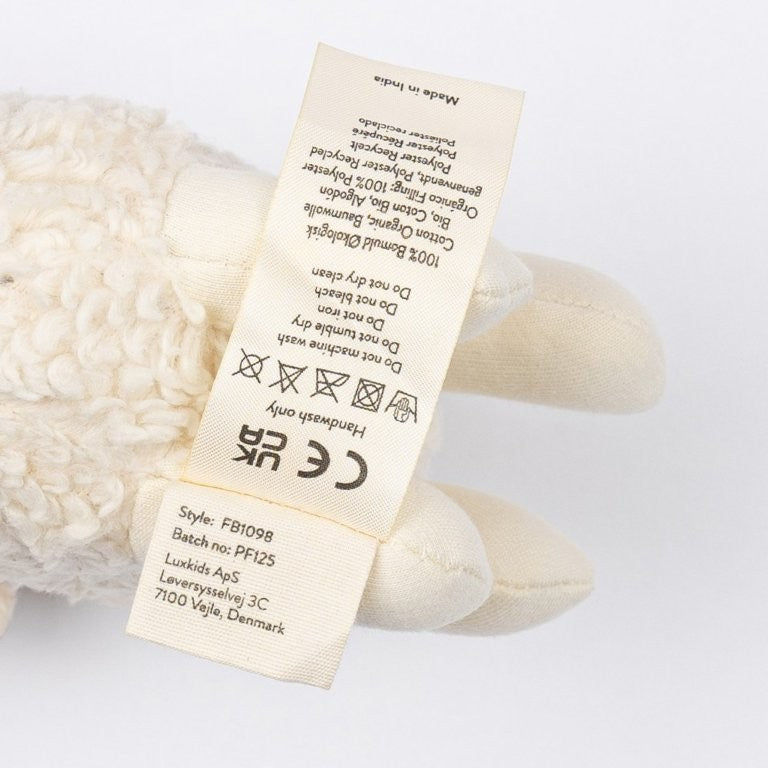 Fabelab Rattle - Sheep Sam, 18 cm