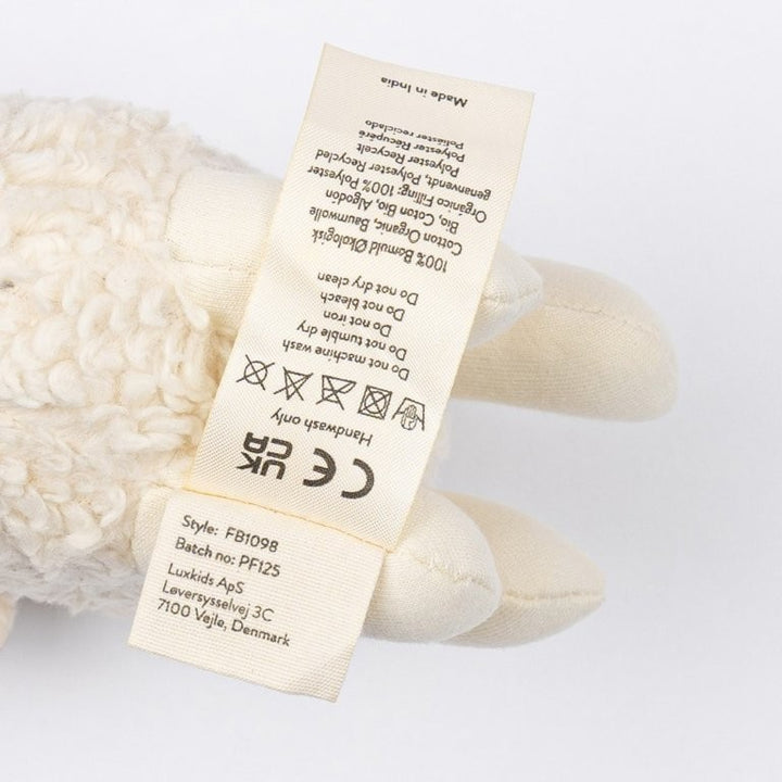 Fabelab Rattle - Sheep Sam, 18 cm