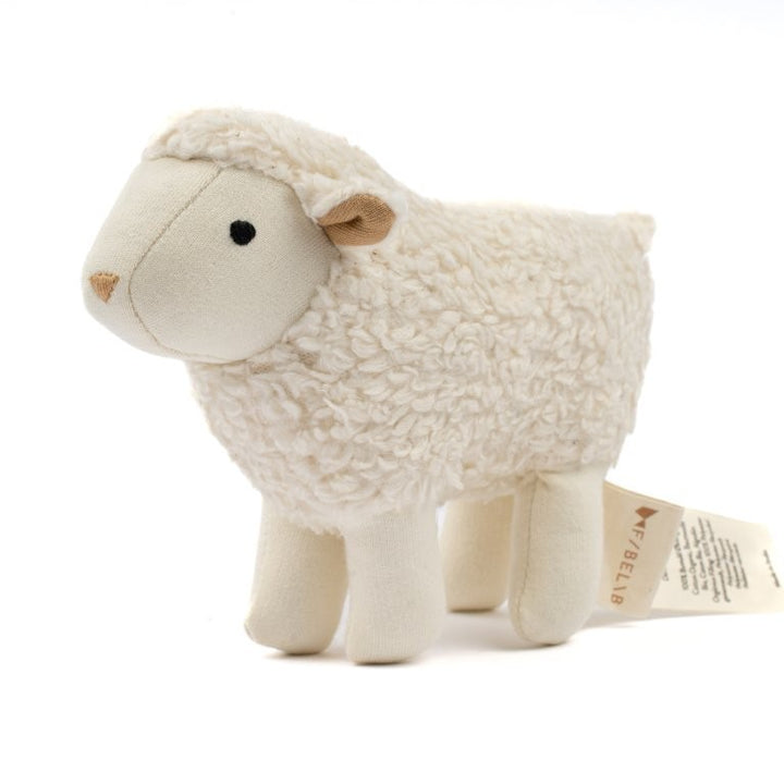 Fabelab Rattle - Sheep Sam, 18 cm