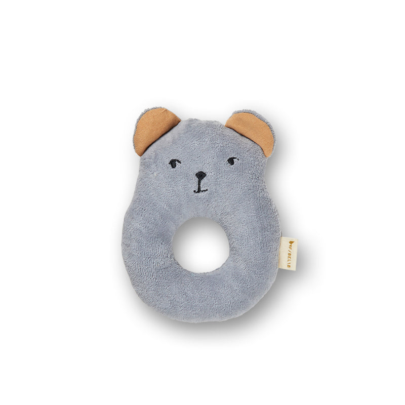 Fabelab Rattle - Bear, Pigeon Blue