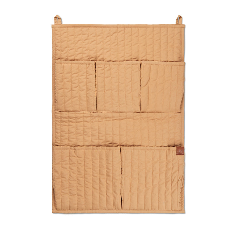 Fabelab - Quilted Wall Pocket Storage Large - Caramel