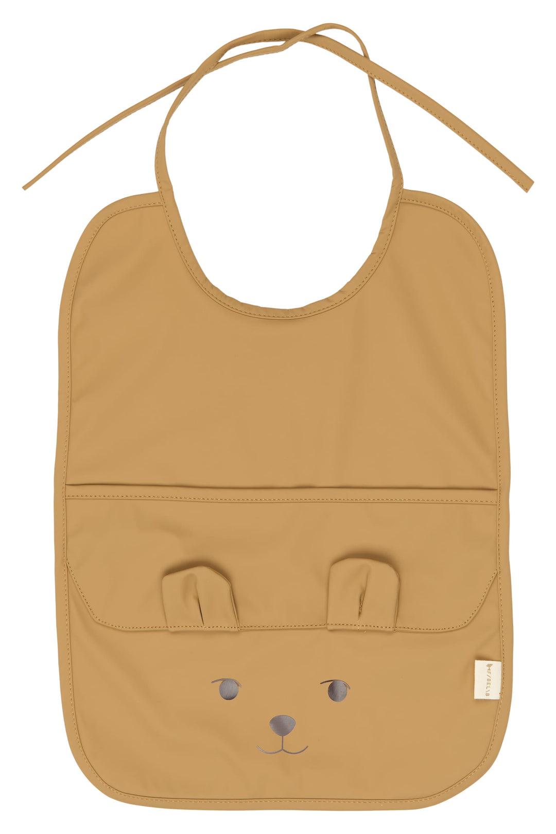 Fabelab - Bibs with Pockets - Bear, 2 pcs