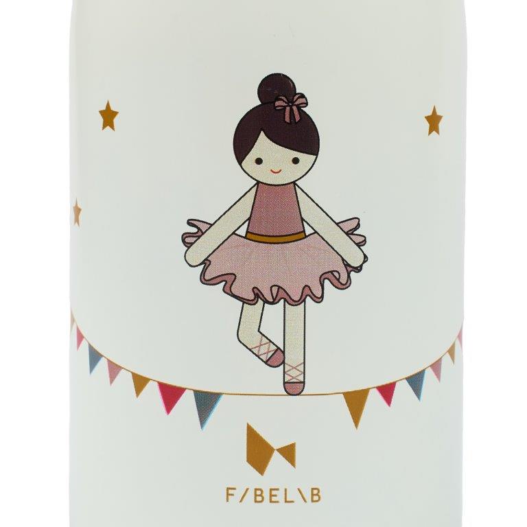 Fabelab - Water Bottle - Ballerina, 320 ml