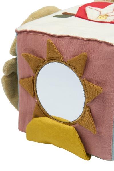 Fabelab Fabric Cube - A Day in the Garden, 12 cm