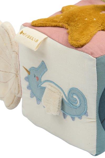Fabelab Fabric Cube - A Day under the Sea, 12 cm