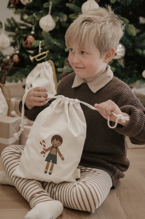 Fabelab Christmas - Gift Bag - Candy Cane, 30 cm