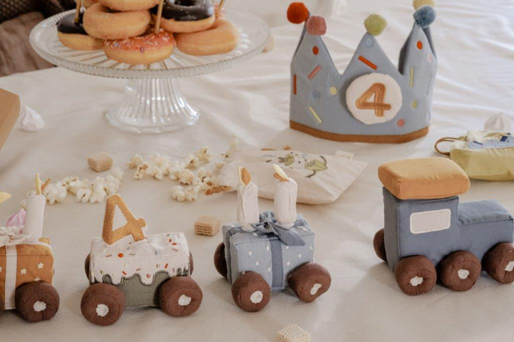 Fabelab - Celebration Train Blue Mix - Birthday