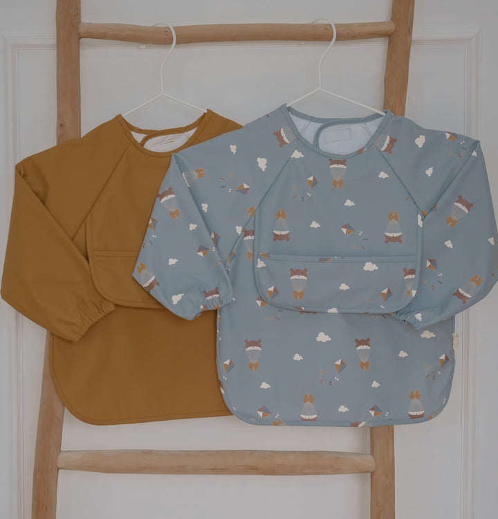 Fabelab - Smocks with Sleeves and Pockets - Little Flyers Bear on the Air, 2 pcs