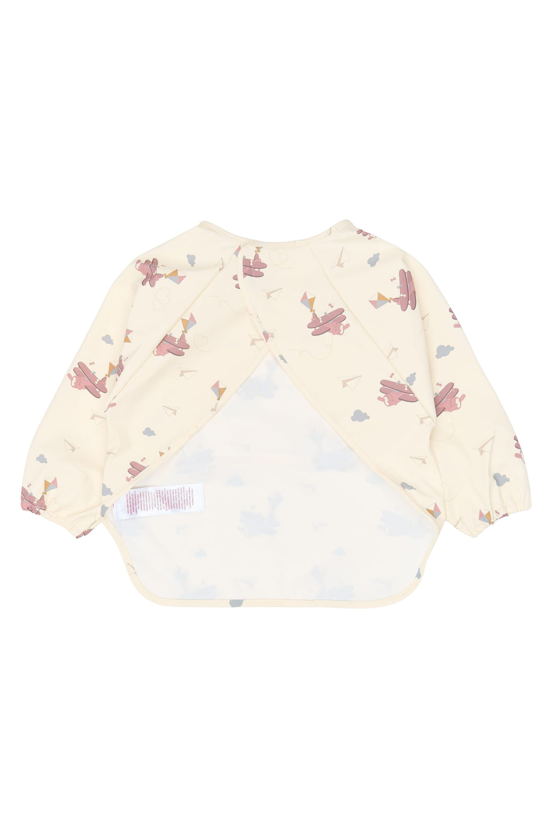 Fabelab - Smocks with Sleeves and Pockets - Little Flyers Airplane Rose, 2 pcs
