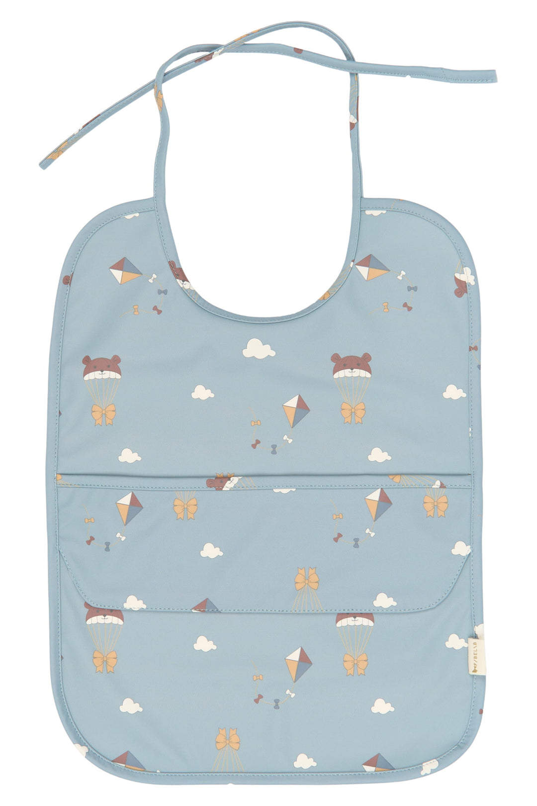 Fabelab - Bibs with Pocket - Little Flyers Wood Thrush, 2 pcs