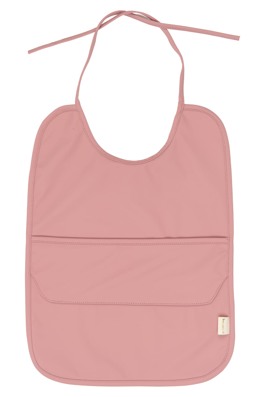 Fabelab - Bibs with Pocket - Little Flyers Airplane Ash Rose, 2 pcs