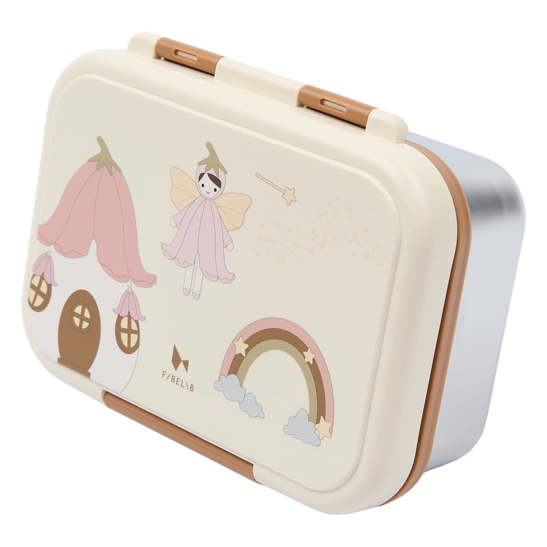 Fabelab Stainless Steel and PP Plastic Lunch Box - Fairyland