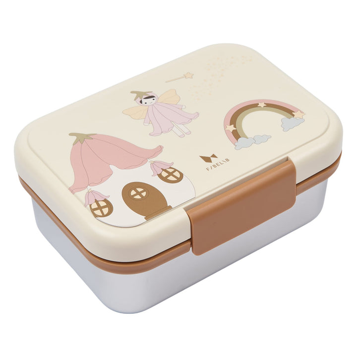 Fabelab Stainless Steel and PP Plastic Lunch Box - Fairyland