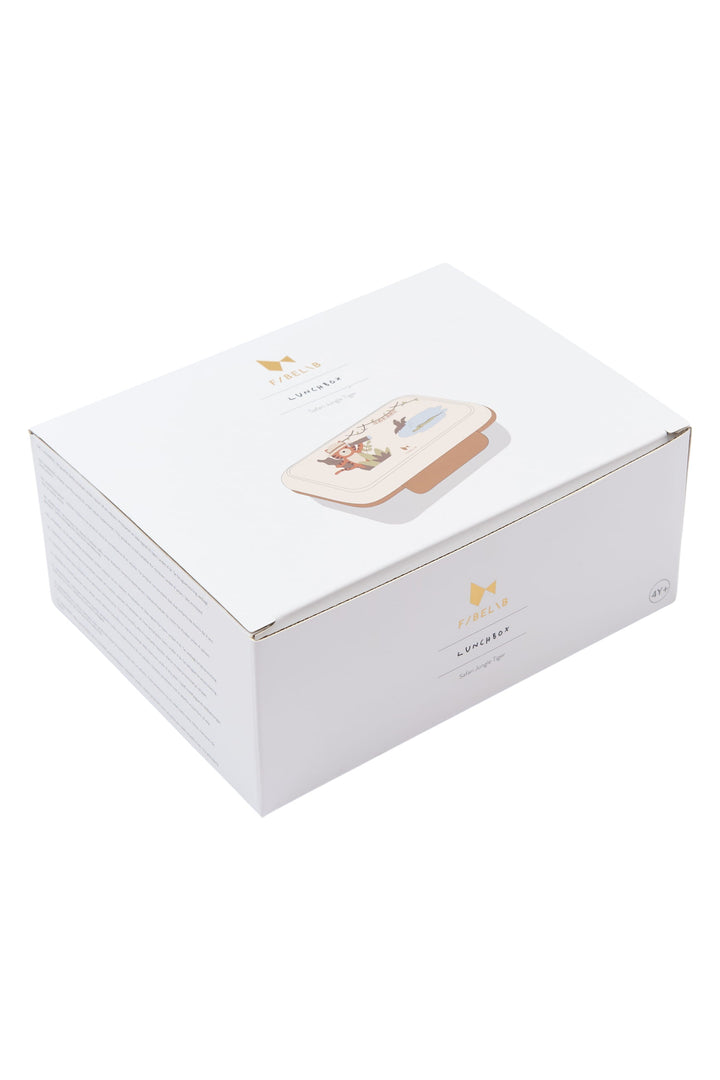 Fabelab Stainless Steel and PP Plastic Lunch Box - Safari Jungle Tiger