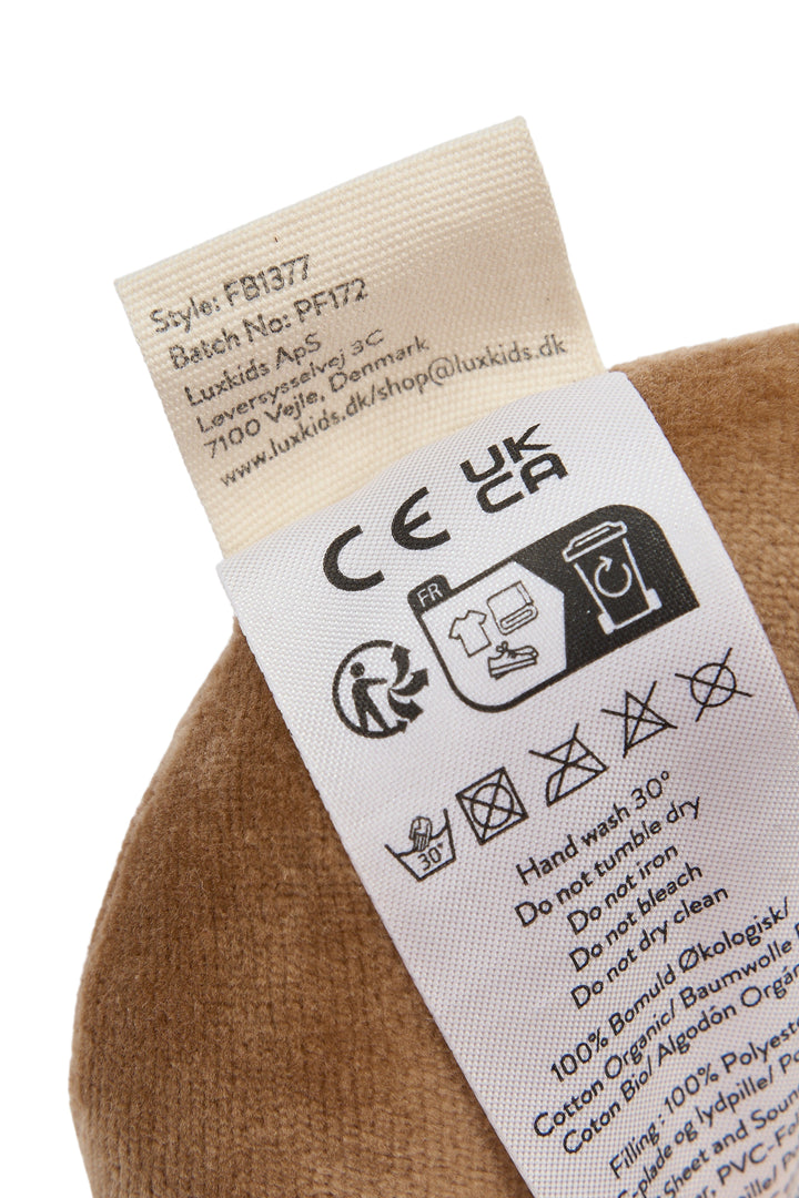 Fabelab - Organic Cotton Rattle, Bear - SAMPLE