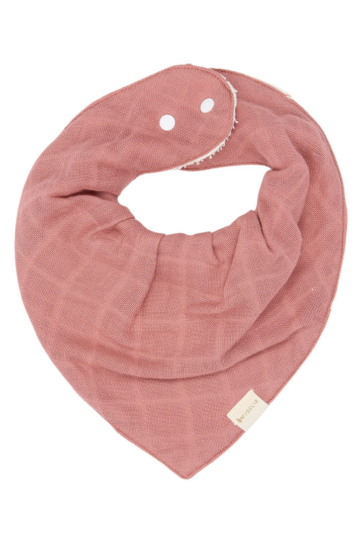 Fabelab - Organic Cotton Bandana Bibs, Airplane Pink, 3pcs