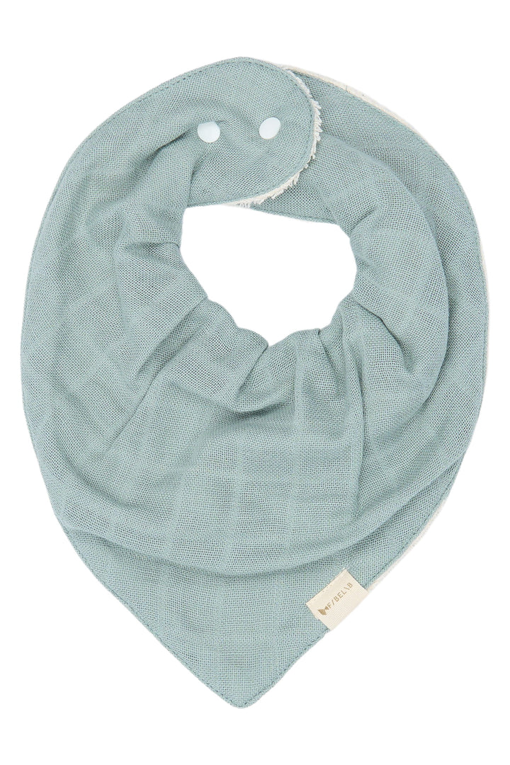 Fabelab - Organic Cotton Bandana Bibs, Airplane Blue, 3pcs