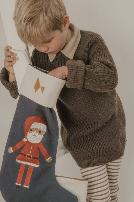 Fabelab Christmas - Stocking, Santa, 50 cm