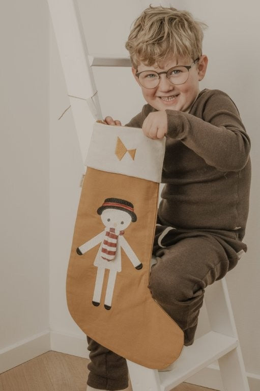 Fabelab Christmas - Stocking, Snowman, 50 cm