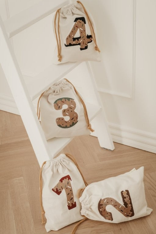 Fabelab Christmas - Gift Bags, Advent Countdown, 4 pcs