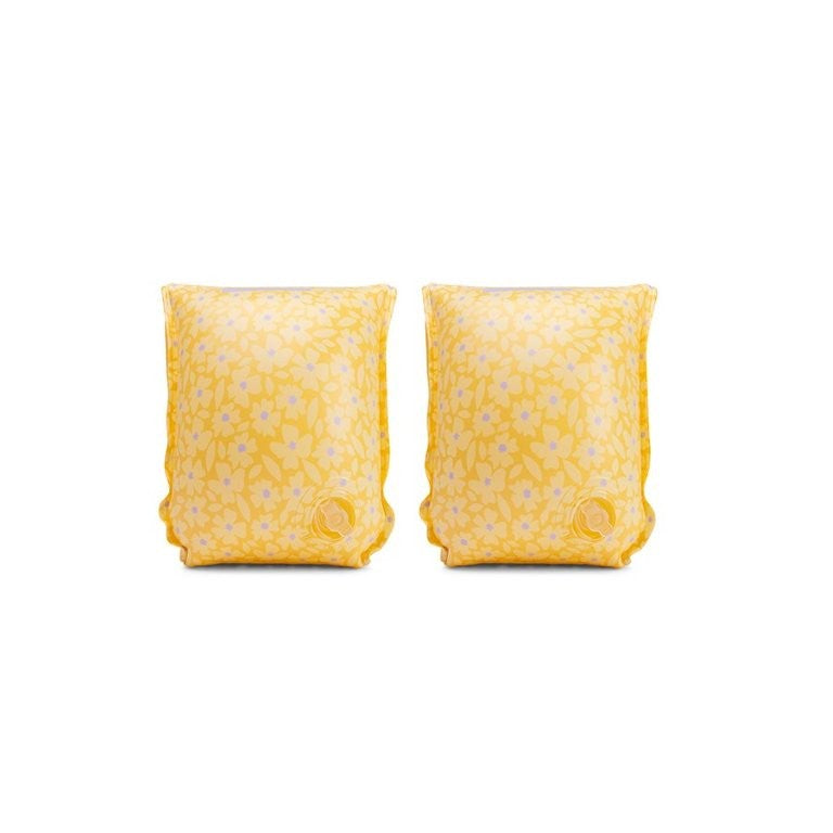 Swim Essentials Inflatable Arm Bands - Florish Yellow, 0-2 yrs