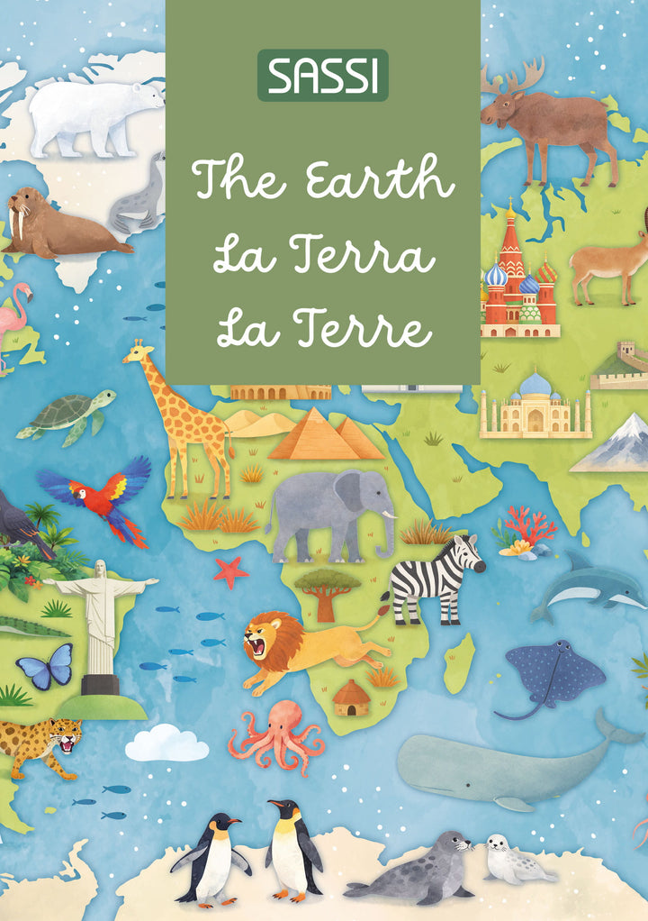 Sassi Glow-in-the-Dark Night &amp; Day Puzzle &amp; Book Set - Earth