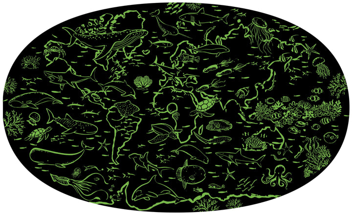 Sassi Glow-in-the-Dark Night &amp; Day Puzzle &amp; Book Set - Sea