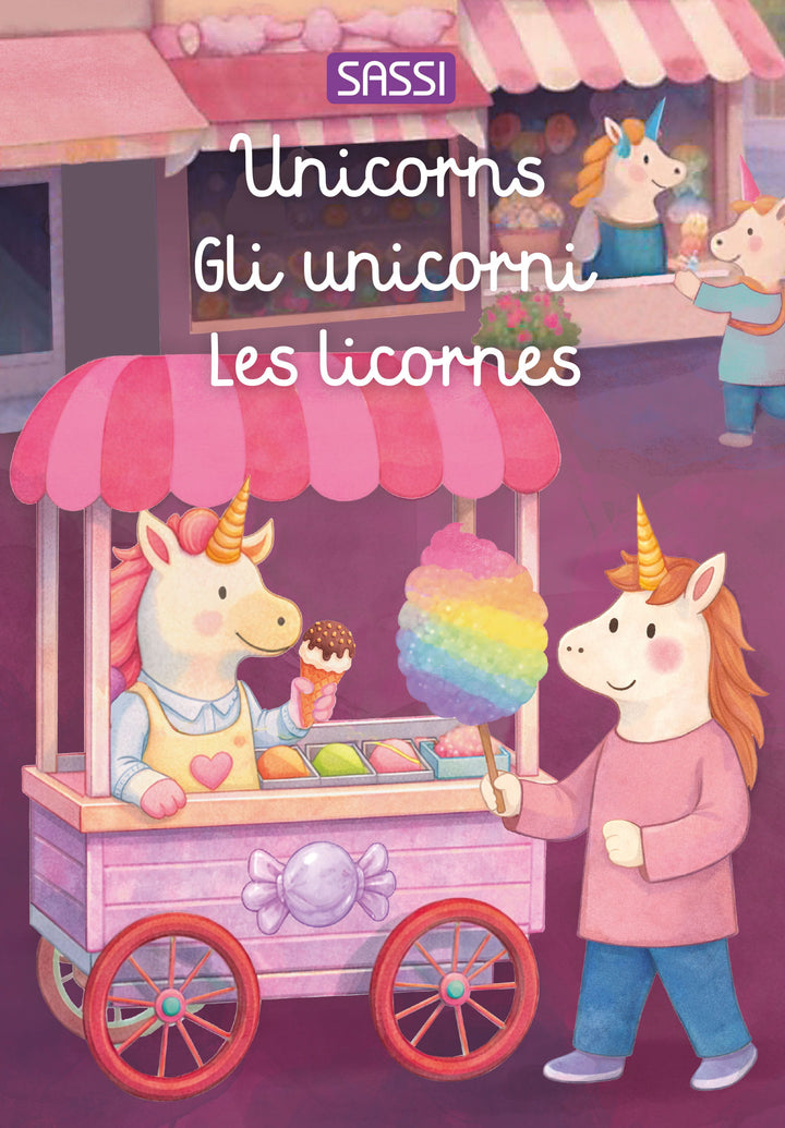 Sassi Glow-In-The-Dark Night &amp; Day Double-Sided Puzzle &amp; Book Set - Unicorns