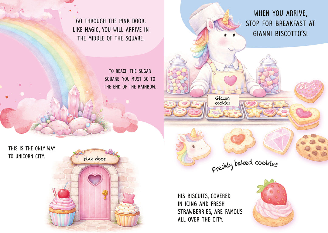 Sassi Glow-In-The-Dark Night &amp; Day Double-Sided Puzzle &amp; Book Set - Unicorns
