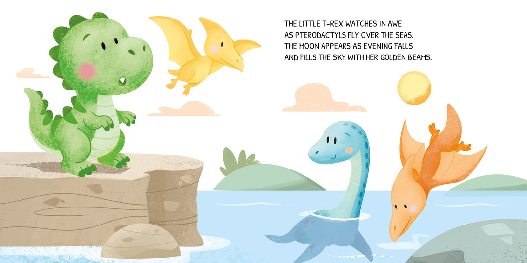 Sassi Board Book - Glow-In-The-Dark - Dinosaurs